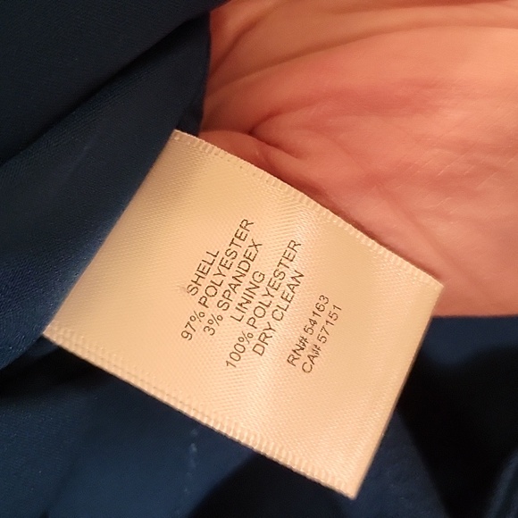 ELIZA J | Women's Halter Sheath Midi Dress with Side Ruffle Dark Teal - size 10 - Picture 12 of 13